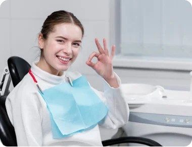 Smiling dentist